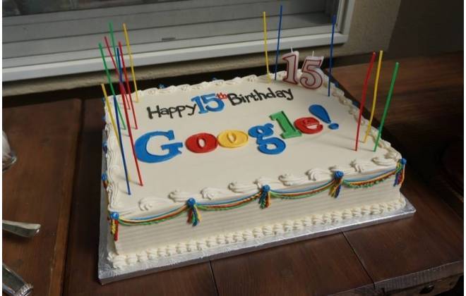 google 15 anos